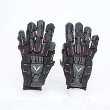 Black Sci-Fi Mech Armor Gloves Robot Cosplay Costume Prop For Adults