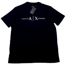 Armani Exchange T-shirt Color Black Size L NEW WITH ORIGINAL TAGS 