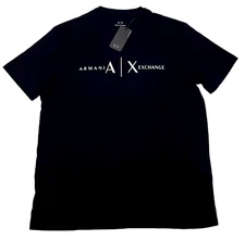 Armani Exchange T-shirt Color Black Size L (NEW WITH ORIGINAL TAGS)