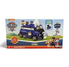Image of Paw Patrol Total Team Rescue Chase’s Police Cruiser Vehicle Full Set 6 Figures