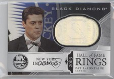 2019 Upper Deck Black Diamond Hall of Fame Rings Pat LaFontaine #HR-PL HOF n3t