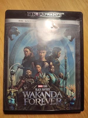 Black Panther Wakanda Forever 2023 (Blu Ray 4K Ultra HD + Blu Ray Disc + Poster)