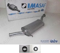Imasaf ESD Auspuff Endtopf für Fiat Croma 2000 I.E+1.9 D+2.5 D 1987-1996+ZubehöR