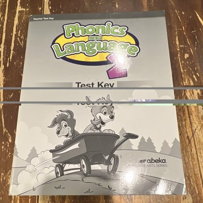 Abeka Phonics and Language 1 Test Key Answer Book Teacher's Edition Paperback