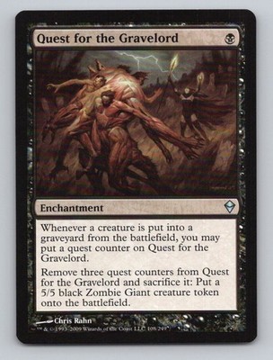 Quest for the Gravelord U Zendikar 108 NM