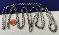 lange 835 Silber Uhrenkette Uhren Kette, 80 cm; 17,9 gr.