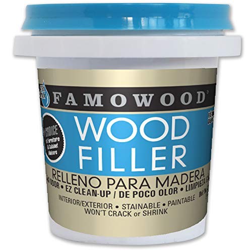 FamoWood 40042126 Latex Wood Filler - 1/4 Pint, Natural - Picture 1 of 5