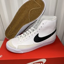 Nike Blazer Mid 77 GS Size 7Y White Black Team Orange DA4086 100