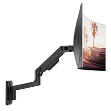 ARES WING Wall Mount Monitor Arm for 17-49 Inch Ultrawide Monitors, Heavy Duty