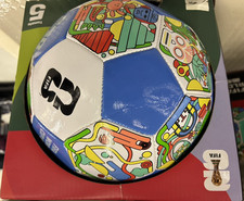 FIFA 2026 World Cup Soccer Ball Size 5 Blue White Multicolor