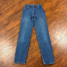 VINTAGE Wrangler Jeans Womens 8 Cowboy Cut High Rise Rodeo USA 12MWZ 24x33