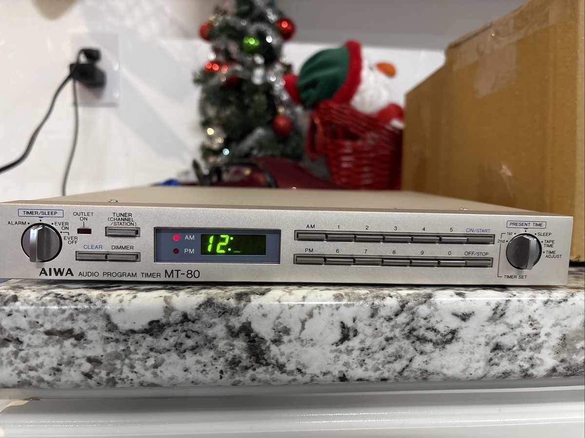 Aiwa Micro Component MT-80 Audio Program Timer - Vintage Stereo | eBay
