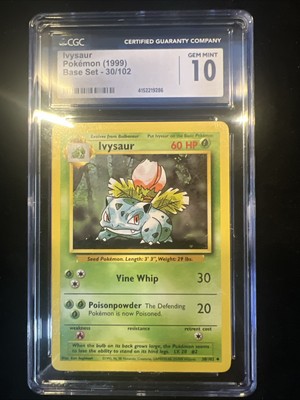 Ivysaur 030/102 Base Set Regular
