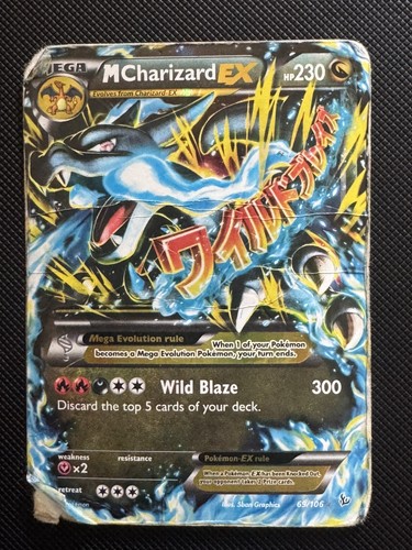 Pokémon TCG XY Flashfire M Charizard EX Ultra Rare Card 69/106 