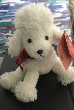 Russ Luv Pets Gigi Plush Puppy Dog White French Poodle Floppy Mini Toy 5 Tags