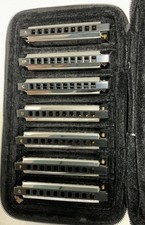Silver Creek Ironworks Harmonica Set of 7