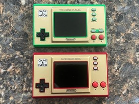 Nintendo Game & Watch The Legend of Zelda & Super Mario Bros LOT Handhelds NES