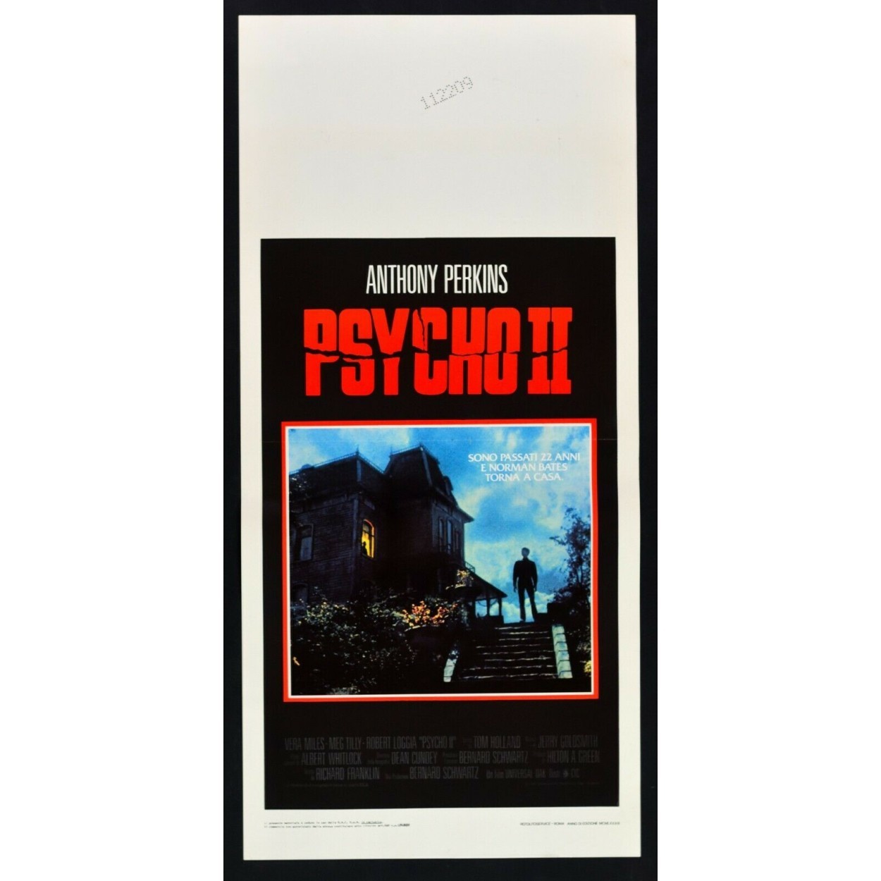 Locandina originale film Psycho II (1983) - Regia di Richard Franklin