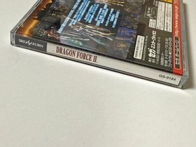 Sega Dragon Force 2 Sega Saturn Video Game With Obi Card Japanese Version