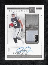 2019 Panini Impeccable Elegance Rookie Auto 52/75 Josh Jacobs #108 Auto 04uh
