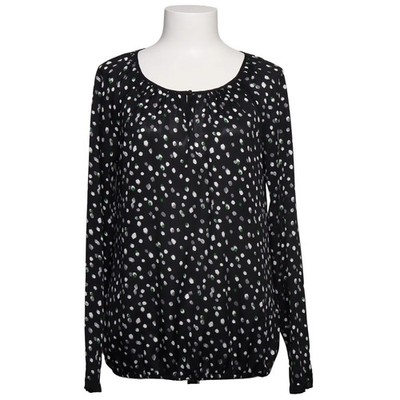 ESPRIT, Bluse, Größe: 36, Schwarz/Mehrfarbig, Polyester, Gepunktet, Damen #Ez9