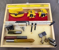 MLCS 3pc Carbide Raised Panel Cabinet Router Bit Set 1/2" Shank WKW Extras