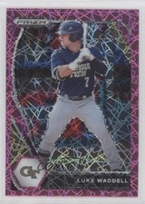 2021 Panini Prizm Draft Picks Pink Velocity Prizm Luke Waddell #PDP157 0hk3