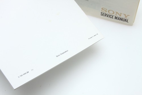 Sony TC-758 Reel to Reel Tape Recorder OPERATING INSTRUCTION & SERVICE MANUAL - Picture 3 of 6