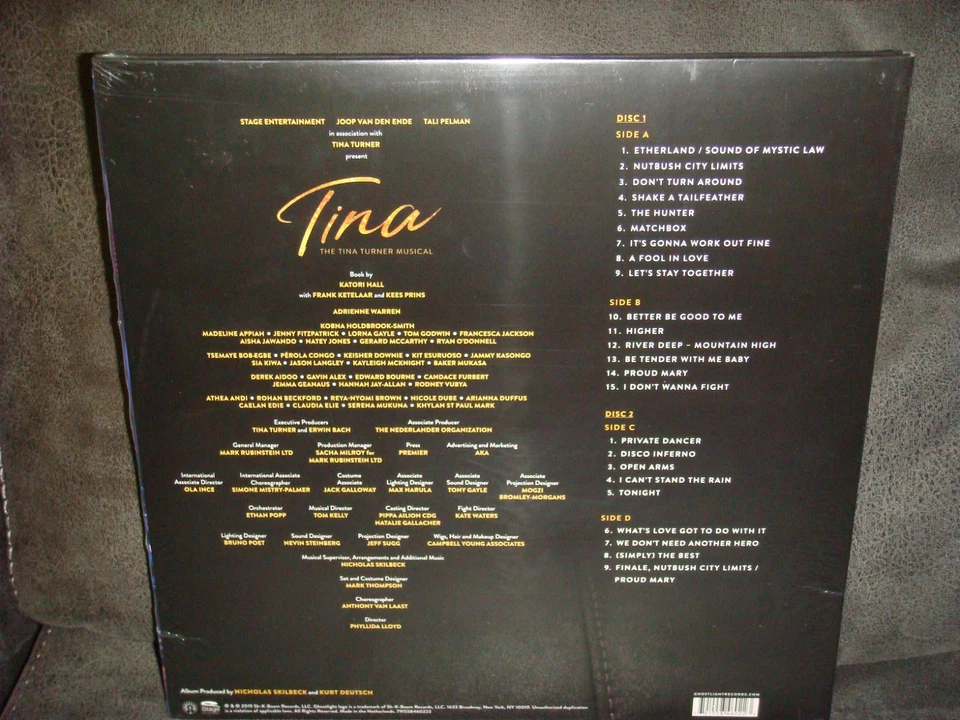 TINA -THE TINA TURNER MUSICAL CAST RECORDING DOUBLE VINYL LP RECORD ALBUM-SEALED - Image 3 of 4