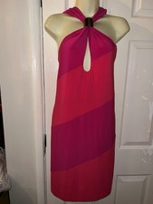 Ladies clothes fuse by preen pink evening holiday Dress Size 16