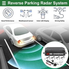 Reverse Backup Radar System Reverse Parking Sensors Rear 4Pcs Parking Sensor
