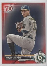 2017 Bowman Prospects Red 70th Anniversary Dakota Chalmers #BP46 1tr