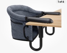 Lulunemo Hook On High Chair Portable  Foldable Babies 6-36 Mo Baby Travel