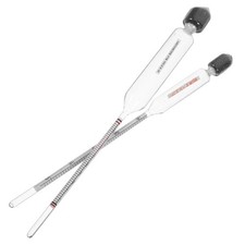 Transparent Glass Milk Hydrometer Reusable Measure Tool for Lactate Testing