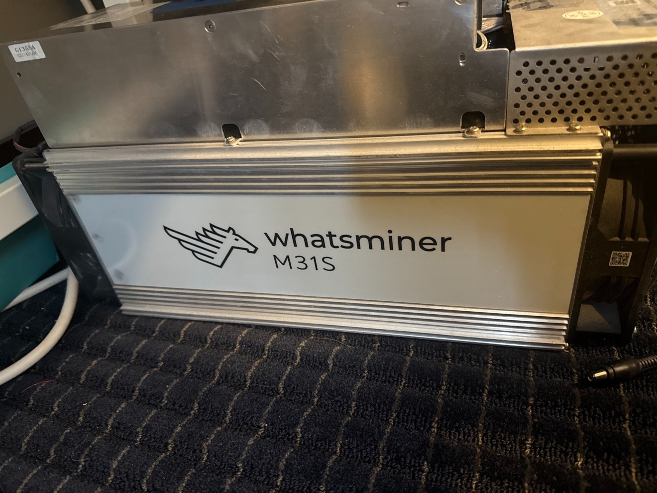 MicroBT Whatsminer M31S Bitcoin ASIC Miner SHA-256 - Untested - For Parts