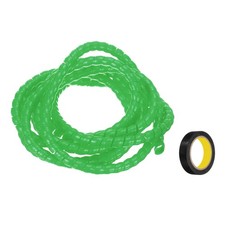 Spiral Cable Wrap 9.8ft/3.0M 8mm Cable Sleeve PP Cord Organizer Green
