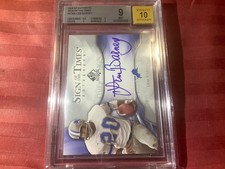 2009 SP Authentic Lem Barney Sign of the Times BGS 9/Auto 10 (none graded higher