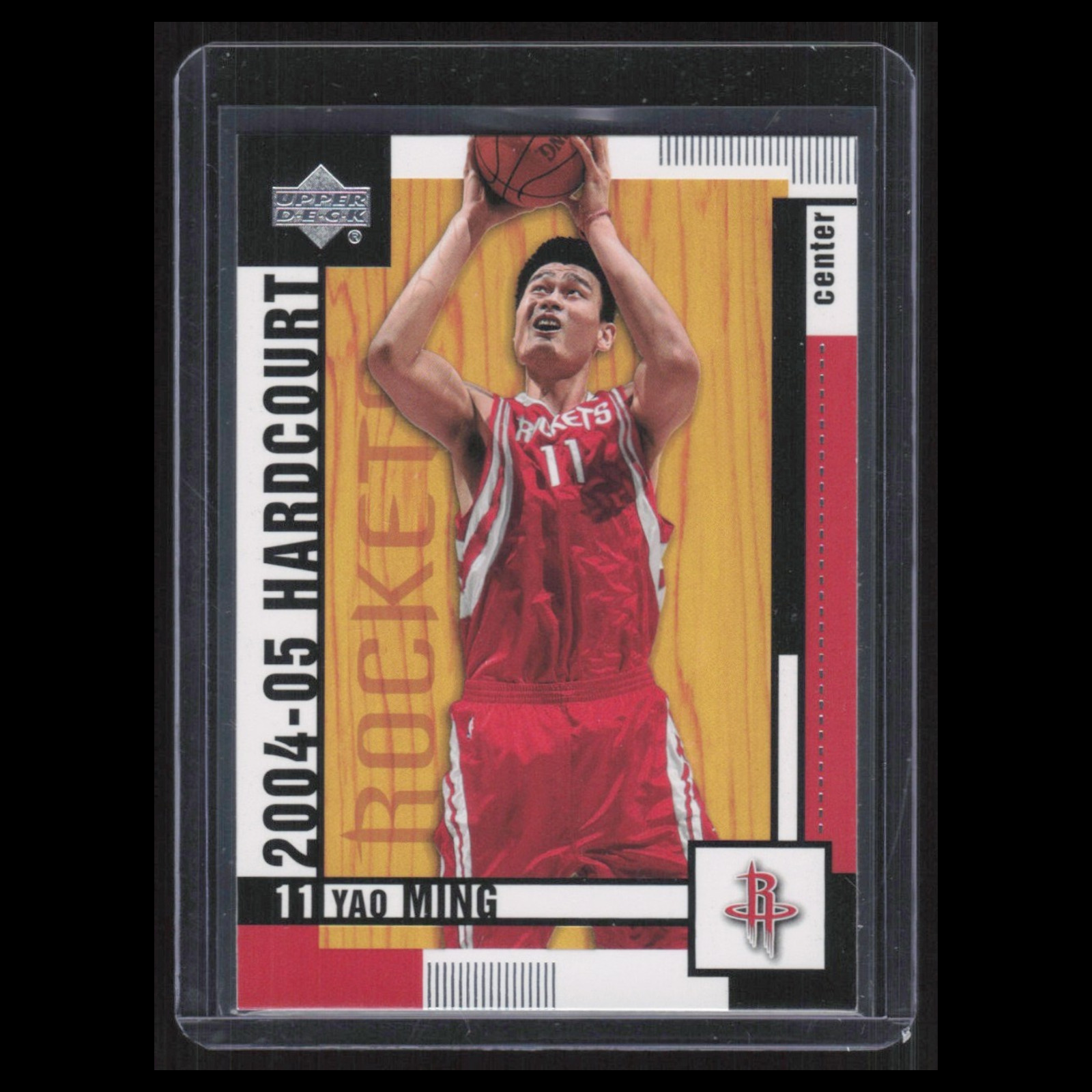 Yao Ming #30 2004 Upper Deck Hardcourt Houston Rockets Basketball Card NBA NM