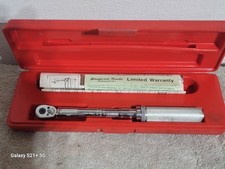 SNAP-ON QJR 217C ADJ Click Type Torque Wrench 30-200 in/lbs  3/8 drive