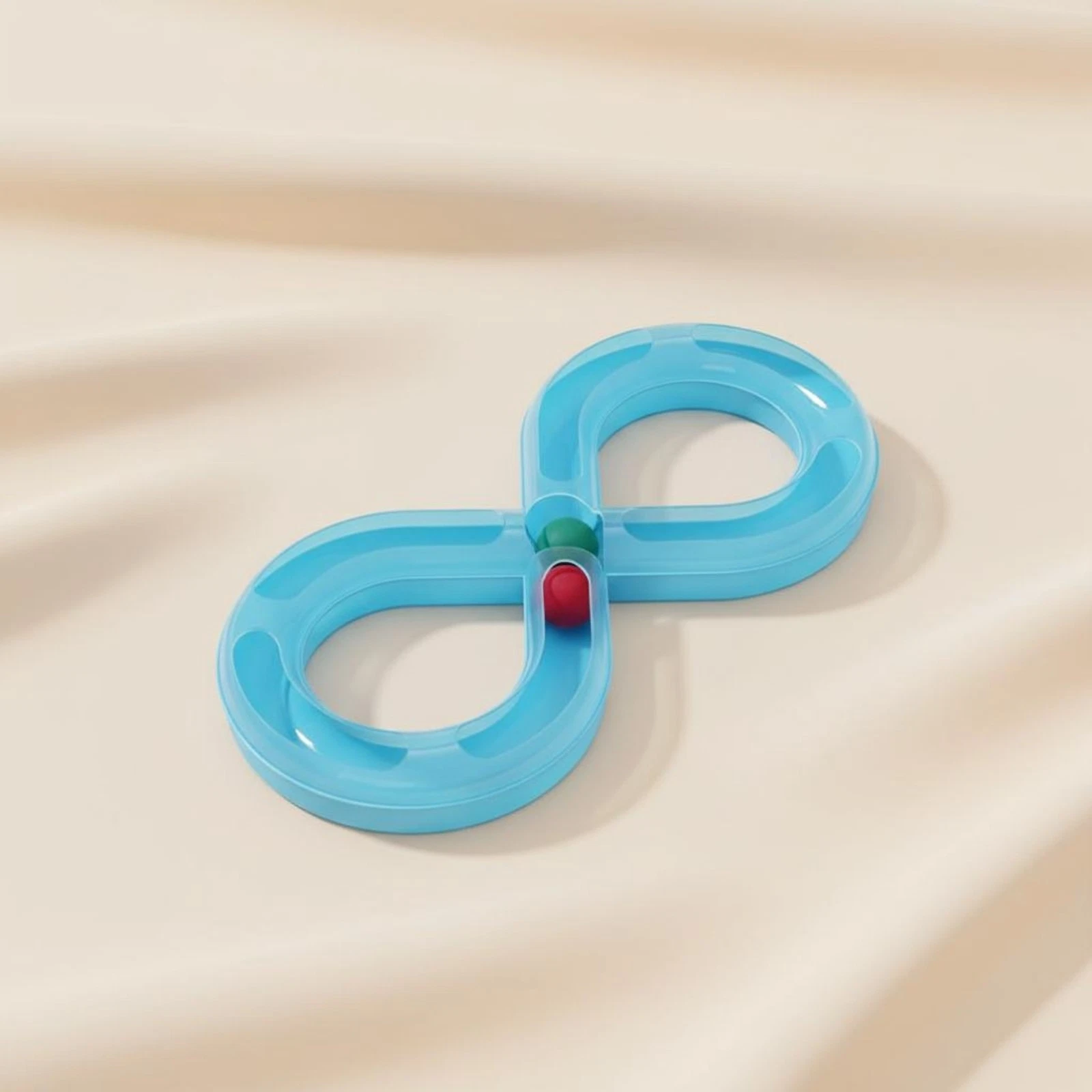 Feline Channel System Toy Sleek Double-Loop Feline Toy Mental Stimulation