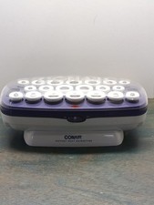 Conair Instant Heat Hairsetter 20 Velvet Hot Rollers CHV21 With Clips Tested
