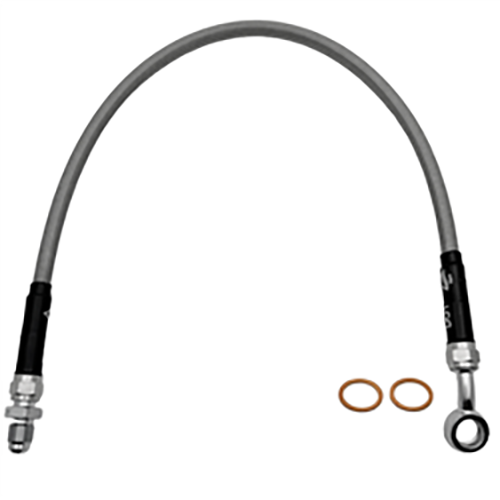 Steel Braided Front Upper ABS Brake Hose BMW K1200RS;34322332447/BrakeHose447SS - Foto 7