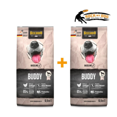 2 x 12,5 kg Belcando Baseline BUDDY I Sparpack I Trockenfutter  I Geflügel I NEU