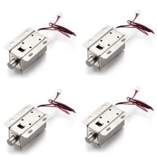 4pcs DC12V Slim Cabinet Door Drawer Tongue Down Electric Lock Assembly Solenoid