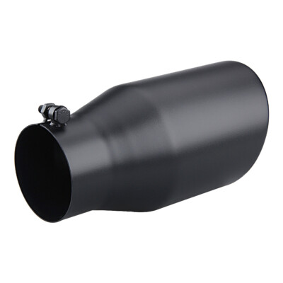 4'' Inlet 6'' Outlet 12inch Long Truck Diesel Bolt On Exhaust Tip Stainless Steel