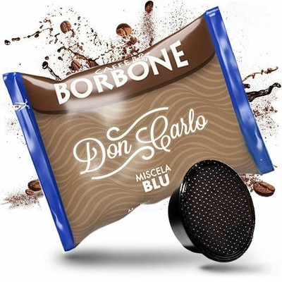 Café Borbone Nobile – 200 Capsules Compatibles A Modo Mio, Mélange Intense