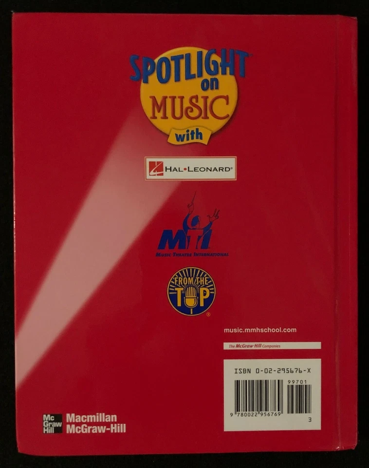 3rd Grade - SPOTLIGHT ON MUSIC - STUDENT TEXTBOOK (2005, Macmillian/McGraw-Hill) - Image 2 of 4