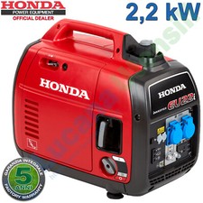 Generatore di Corrente Inverter Silenziato 2,2 kW HONDA Portatile 1800W EU22i