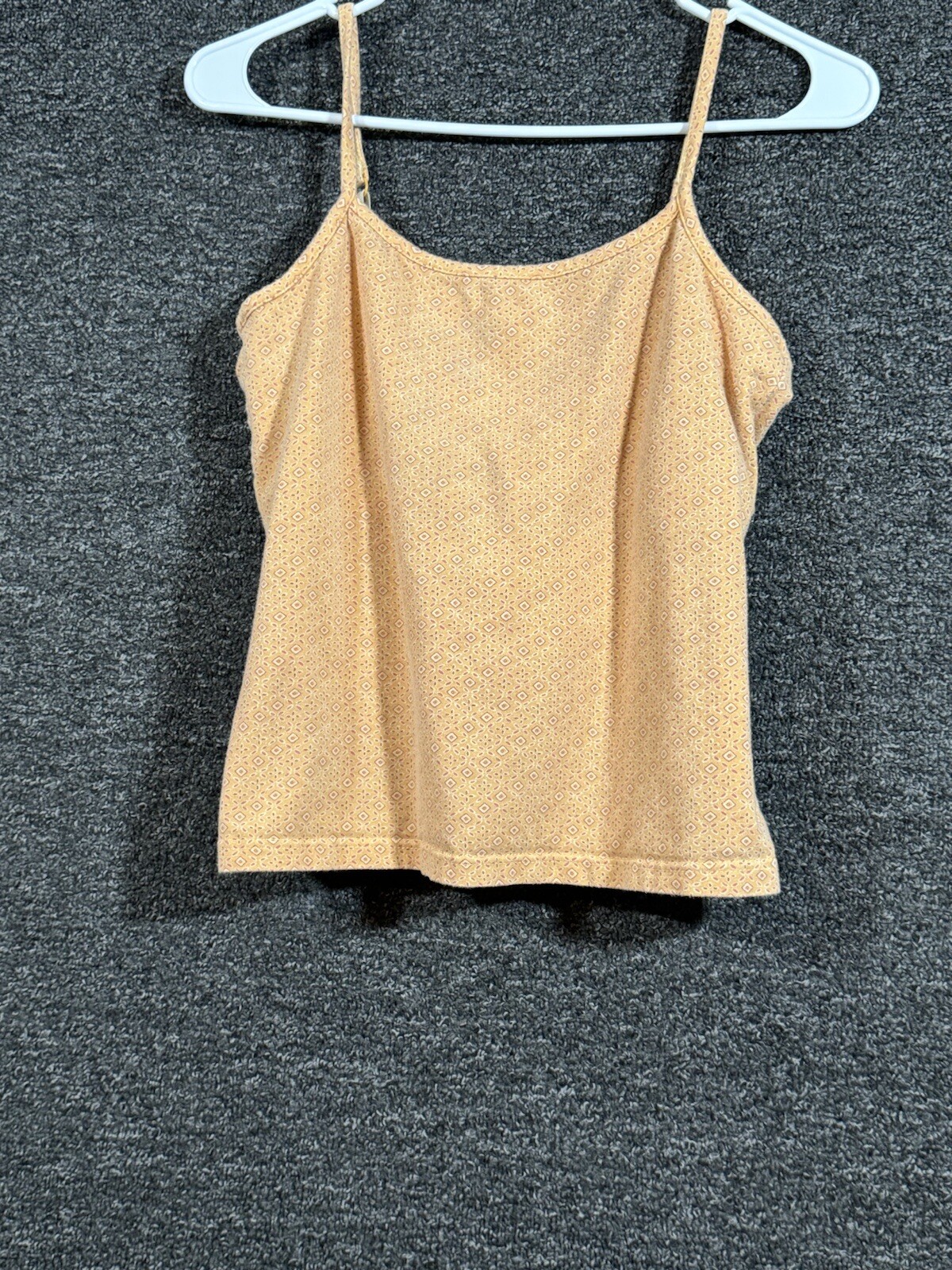 Gloria Vanderbilt Women Tank Top Adjustable Strap Built In Bra Size M
