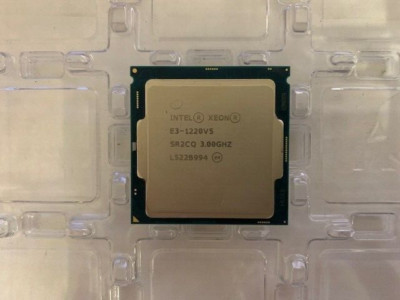Intel Xeon Processor E3-1220 v5 8M Cache, 3.00 GHz SR2CQ